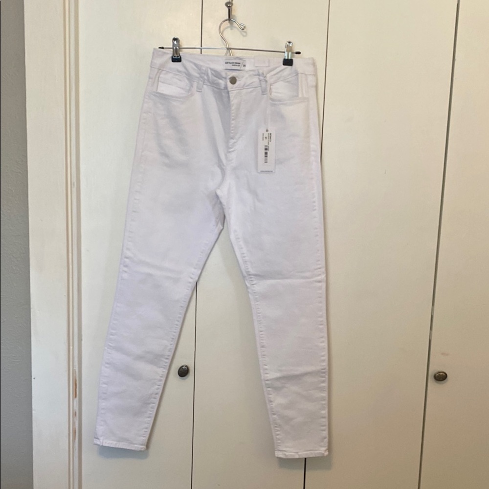 Just Black Women's Skinny Jeans - Crisp White